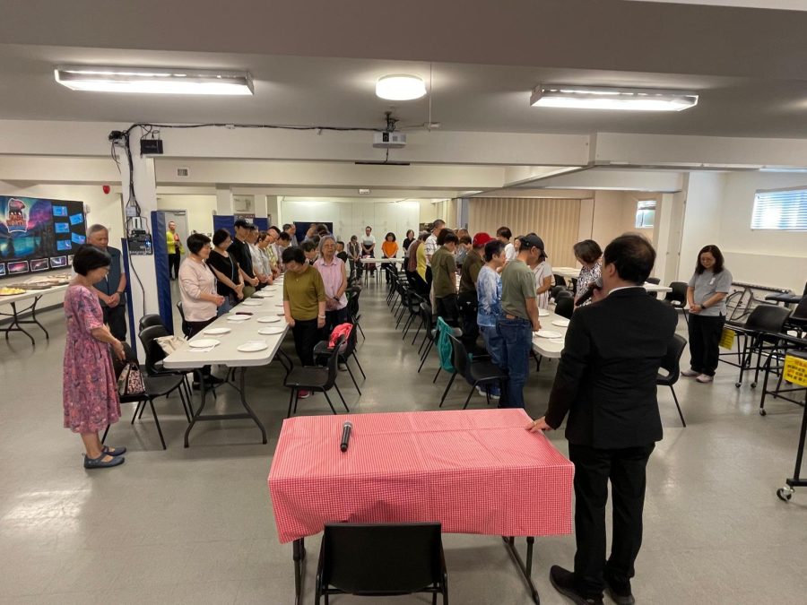 Sunday School teachers and students breakfast fellowship day
